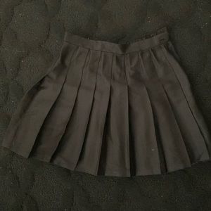 Black high rise skirt